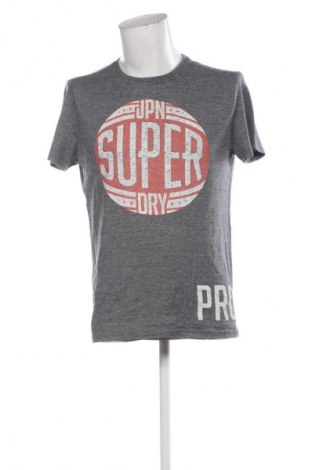 Ανδρικό t-shirt Superdry, Μέγεθος L, Χρώμα Γκρί, Τιμή 7,55 €