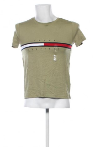 Męski T-shirt Tommy Hilfiger, Rozmiar S, Kolor Zielony, Cena 177,99 zł