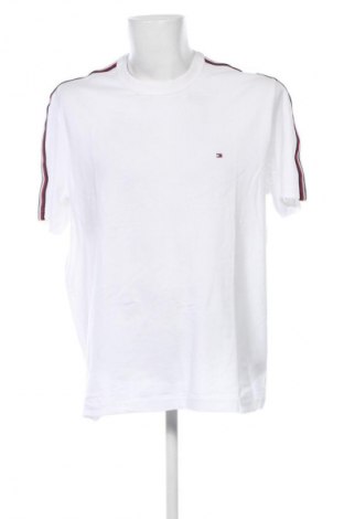 Męski T-shirt Tommy Hilfiger, Rozmiar XXL, Kolor Biały, Cena 217,99 zł
