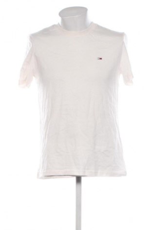 Tricou de bărbați Tommy Jeans, Mărime L, Culoare Ecru, Preț 243,99 Lei