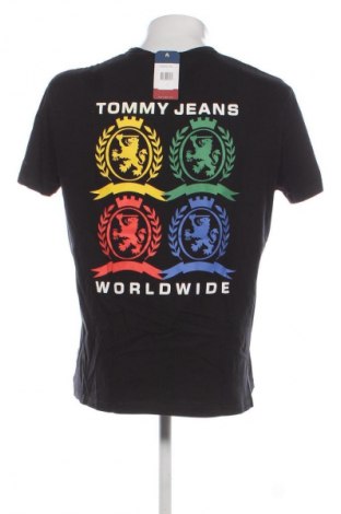Мъжка тениска Tommy Jeans, Размер L, Цвят Черен, Цена 34,76 €