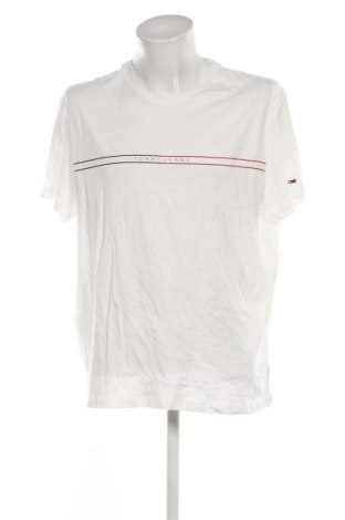 Ανδρικό t-shirt Tommy Jeans, Μέγεθος 3XL, Χρώμα Λευκό, Τιμή 47,99 €
