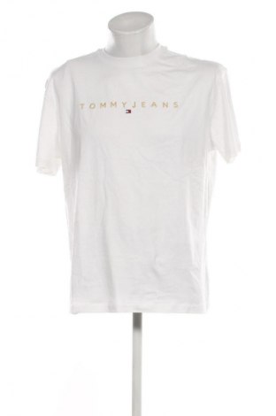 Tricou de bărbați Tommy Jeans, Mărime M, Culoare Alb, Preț 243,99 Lei