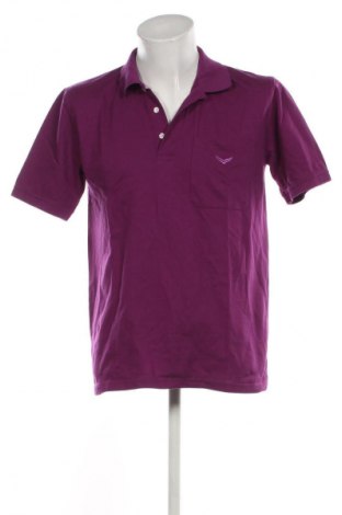 Ανδρικό t-shirt Trigema, Μέγεθος L, Χρώμα Βιολετί, Τιμή 25,00 €
