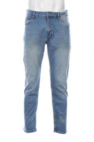 Blugi de bărbați Bershka, Mărime M, Culoare Albastru, Preț 103,03 Lei