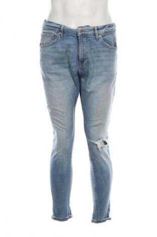 Męskie jeansy Bershka, Rozmiar L, Kolor Niebieski, Cena 90,99 zł