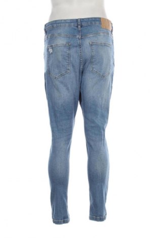 Blugi de bărbați Bershka, Mărime M, Culoare Albastru, Preț 105,26 Lei