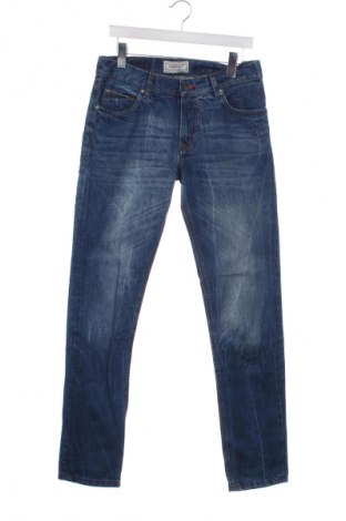 Blugi de bărbați Pull&Bear, Mărime S, Culoare Albastru, Preț 102,63 Lei