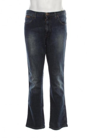 Męskie jeansy Wrangler, Rozmiar L, Kolor Niebieski, Cena 172,99 zł