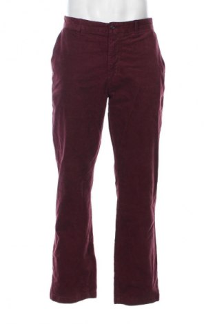 Pantaloni raiați de bărbați Tommy Hilfiger, Mărime XL, Culoare Roșu, Preț 281,99 Lei