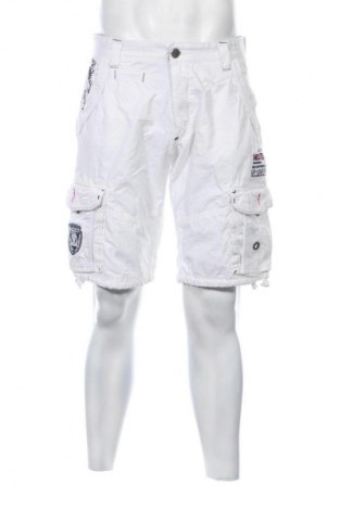 Férfi rövidnadrág Geographical Norway, Méret L, Szín Fehér, Ár 12 441 Ft