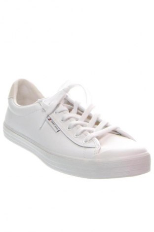 Мъжки обувки Tommy Jeans, Размер 44, Цвят Бял, Цена 142,99 лв.