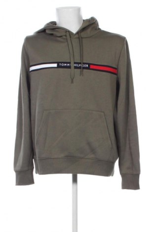 Męska bluza z polaru Tommy Hilfiger, Rozmiar XL, Kolor Zielony, Cena 554,99 zł