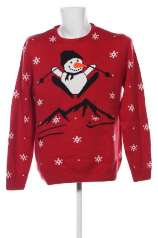 Pulover de bărbați Angelo Litrico, Mărime XL, Culoare Roșu, Preț 92,99 Lei