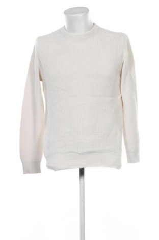 Męski sweter H&M, Rozmiar L, Kolor ecru, Cena 62,99 zł