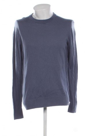 Мъжки пуловер H&M, Размер L, Цвят Син, Цена 35,00 лв.