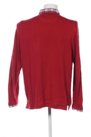Pulover de bărbați Henson & Henson, Mărime L, Culoare Roșu, Preț 92,61 Lei