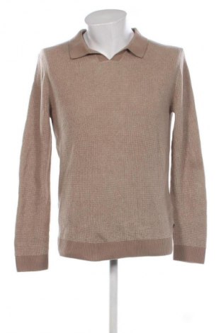 Herrenpullover Jack & Jones, Größe L, Farbe Beige, Preis 56,37 €