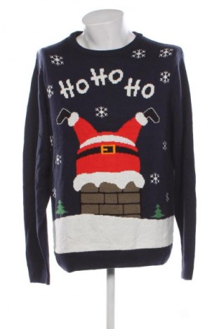 Pulover de bărbați Jean Pascale, Mărime XXL, Culoare Albastru, Preț 57,99 Lei