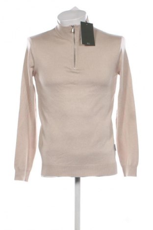 Мъжки пуловер Only & Sons, Размер S, Цвят Бежов, Цена 56,99 лв.