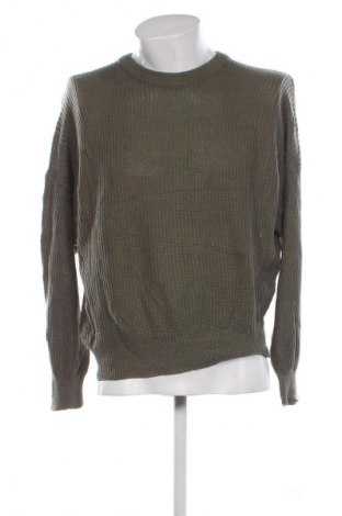 Męski sweter Pull&Bear, Rozmiar M, Kolor Zielony, Cena 65,99 zł