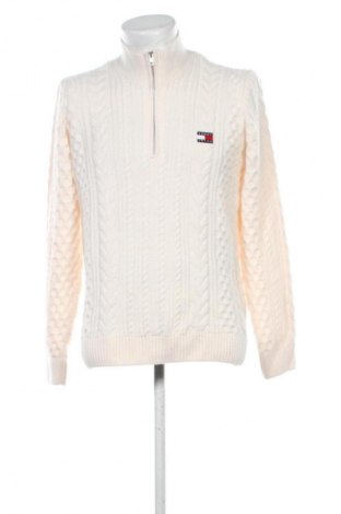 Мъжки пуловер Tommy Hilfiger, Размер M, Цвят Екрю, Цена 234,99 лв.