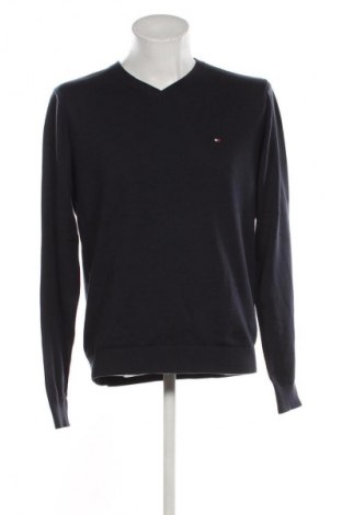 Herrenpullover Tommy Hilfiger, Größe L, Farbe Blau, Preis 62,53 €