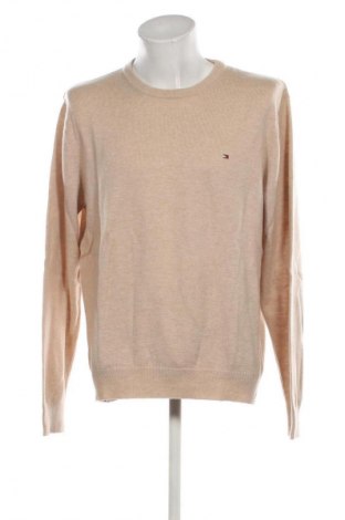 Мъжки пуловер Tommy Hilfiger, Размер XXL, Цвят Бежов, Цена 89,00 лв.