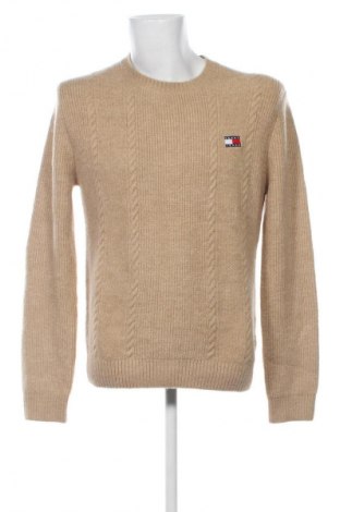Ανδρικό πουλόβερ Tommy Jeans, Μέγεθος S, Χρώμα  Μπέζ, Τιμή 55,99 €