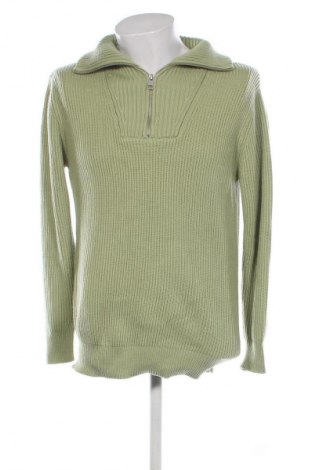 Мъжки пуловер Zara, Размер M, Цвят Зелен, Цена 21,99 лв.