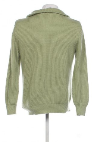 Мъжки пуловер Zara, Размер M, Цвят Зелен, Цена 21,99 лв.