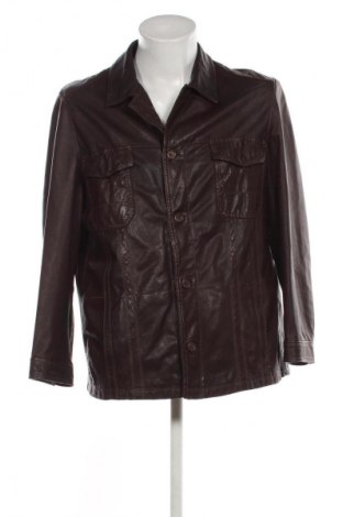 Geacă de piele pentru bărbati Bar, Mărime L, Culoare Maro, Preț 853,00 Lei