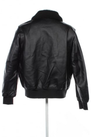 Herren Lederjacke Calvin Klein Jeans, Größe L, Farbe Schwarz, Preis 179,99 €