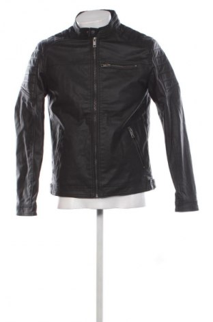Pánska kožená bunda  Jack & Jones, Veľkosť L, Farba Čierna, Cena  90,95 €