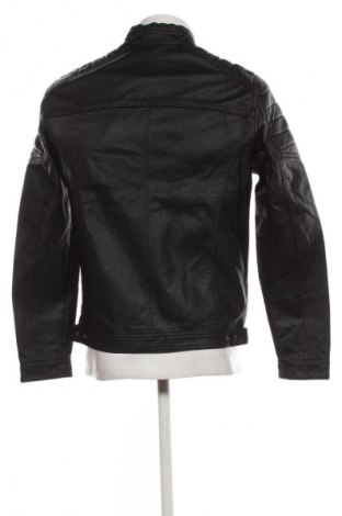 Geacă de piele pentru bărbati Jack & Jones, Mărime M, Culoare Negru, Preț 472,99 Lei