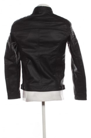 Herren Lederjacke Jack & Jones, Größe S, Farbe Schwarz, Preis 79,99 €