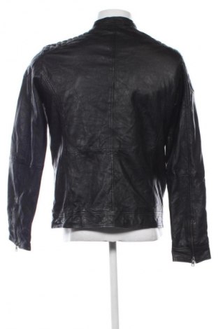 Férfi bőrdzseki Jack & Jones, Méret L, Szín Fekete, Ár 57 048 Ft