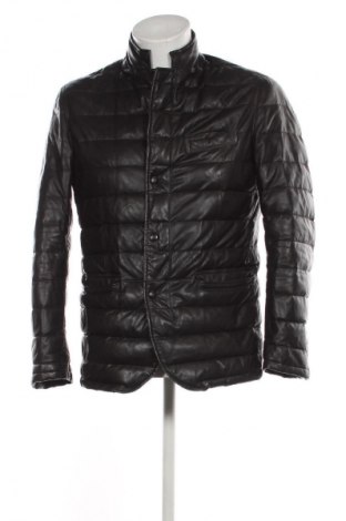 Geacă de piele pentru bărbati Massimo Dutti, Mărime L, Culoare Negru, Preț 288,99 Lei