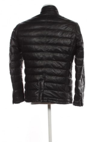 Geacă de piele pentru bărbati Massimo Dutti, Mărime L, Culoare Negru, Preț 288,99 Lei