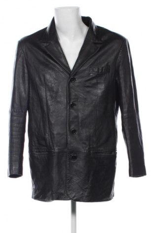 Geacă de piele pentru bărbati Matteo Dosso, Mărime L, Culoare Negru, Preț 282,96 Lei