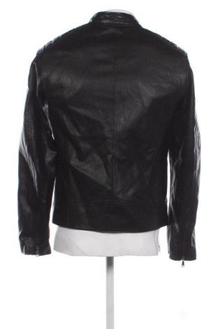 Мъжко кожено яке Reserved, Размер S, Цвят Черен, Цена 29,99 лв.