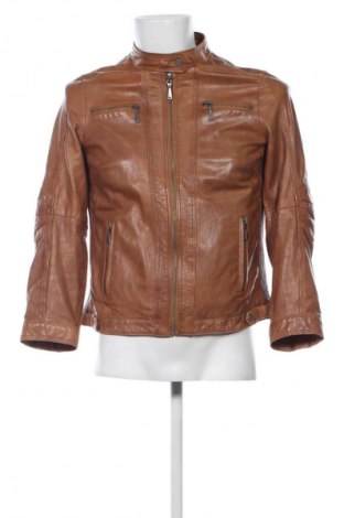 Мъжко кожено яке TCM, Размер S, Цвят Кафяв, Цена 48,88 лв.