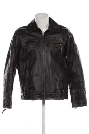 Geacă de piele pentru bărbati Tom Tailor, Mărime XL, Culoare Negru, Preț 857,89 Lei