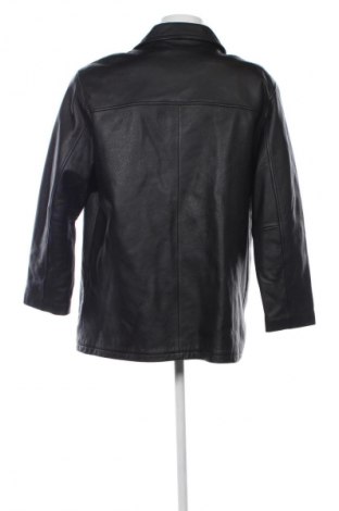 Мъжко кожено яке U.S. Polo Assn., Размер L, Цвят Черен, Цена 226,78 лв.