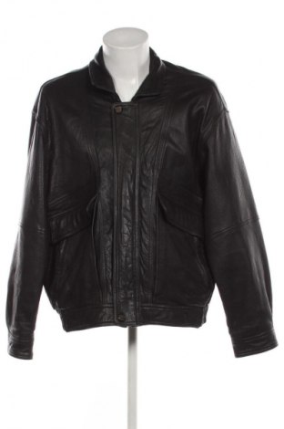 Ανδρικό δερμάτινο μπουφάν Unbranded, Μέγεθος XXL, Χρώμα Μαύρο, Τιμή 55,00 €