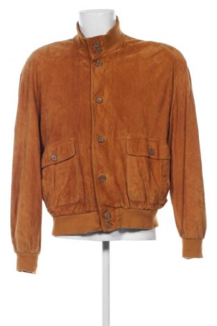 Geacă de piele pentru bărbati Unbranded, Mărime L, Culoare Galben, Preț 282,96 Lei