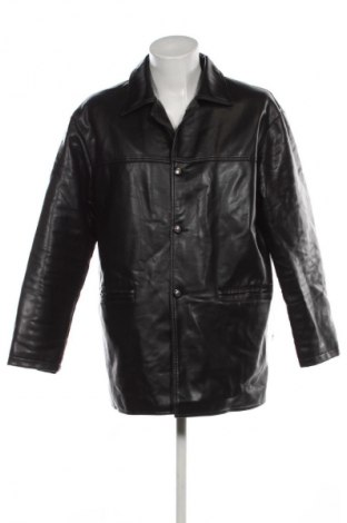 Geacă de piele pentru bărbati Unbranded, Mărime XL, Culoare Negru, Preț 281,58 Lei