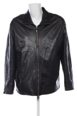 Мъжко кожено яке Unbranded, Размер 3XL, Цвят Черен, Цена 133,22 лв.