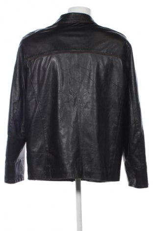 Мъжко кожено яке Unbranded, Размер 3XL, Цвят Черен, Цена 133,22 лв.