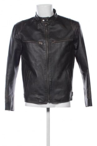 Geacă de piele pentru bărbati Unbranded, Mărime M, Culoare Negru, Preț 282,96 Lei